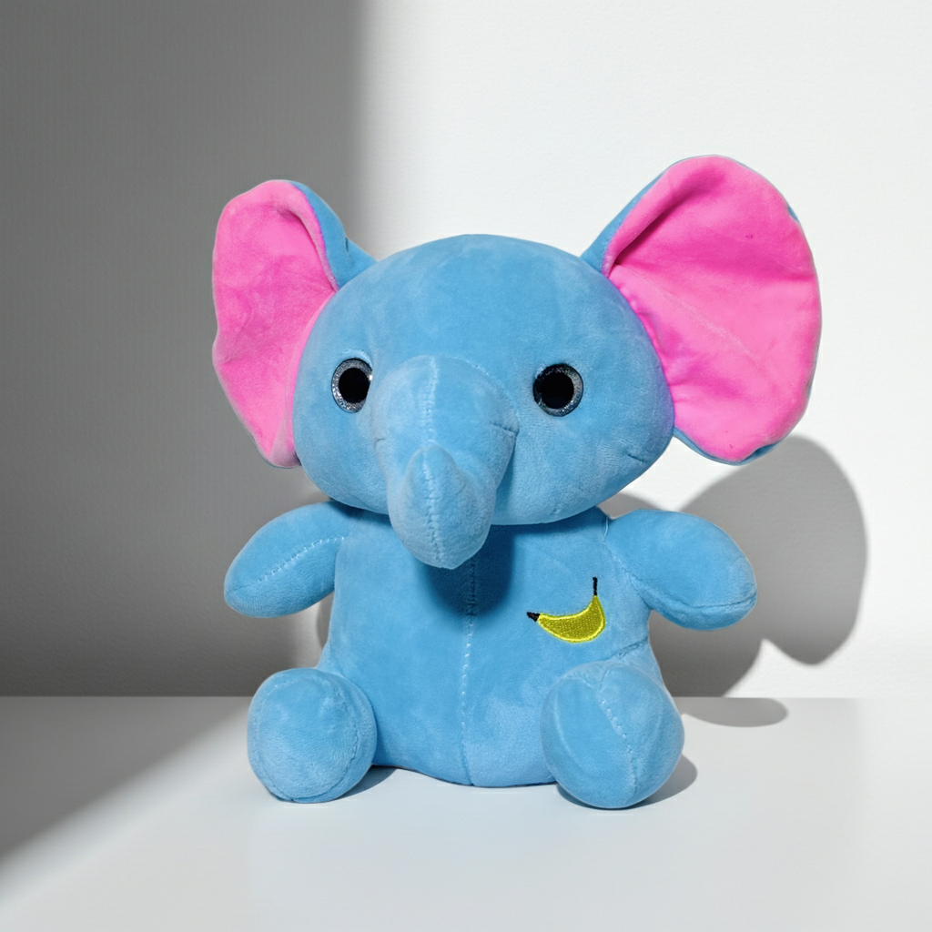 25cm Cute Little Elephant Plush Toy – Soft, Adorable & Perfect Gift for Kids