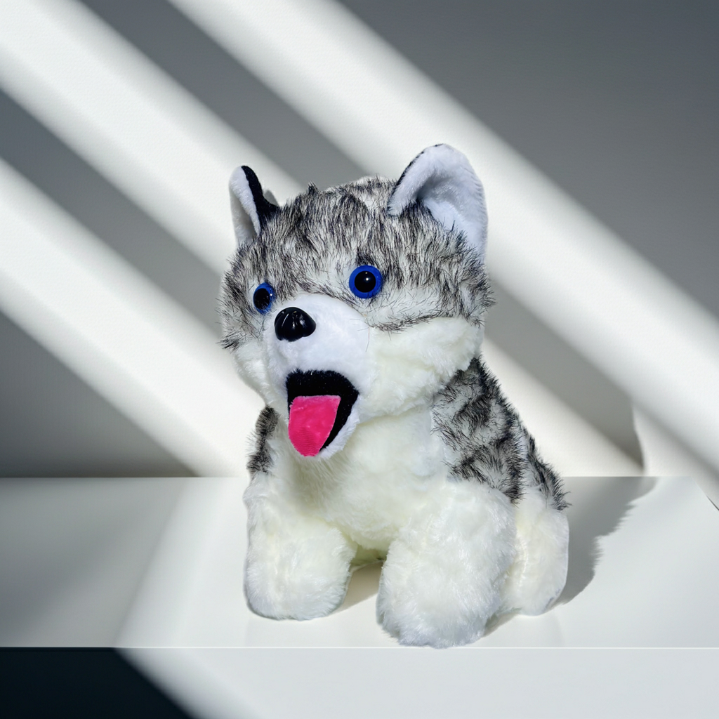 30cm Cute Little Husky Plush Toy – Soft, Adorable & Perfect Gift for Kids