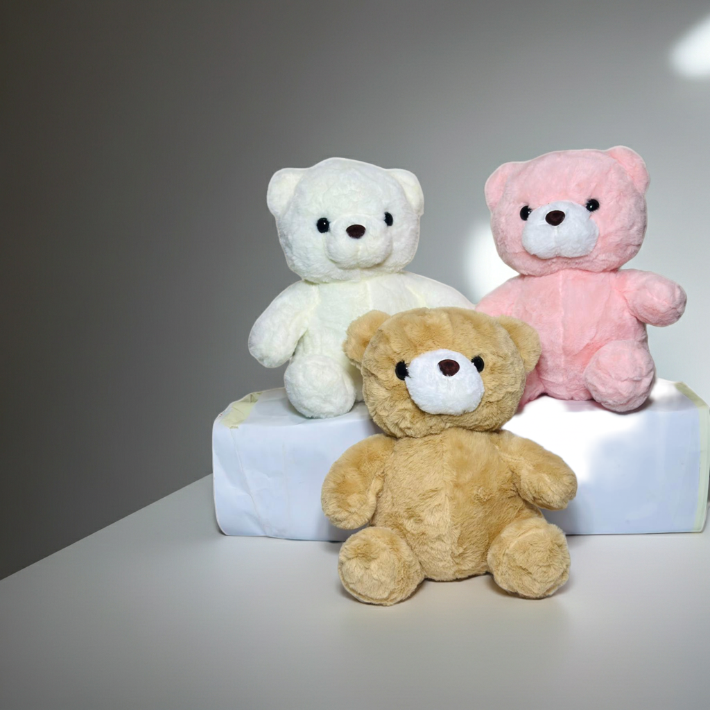 30cm Cute Bear Plush Toy – Soft, Adorable & Perfect Gift for Kids