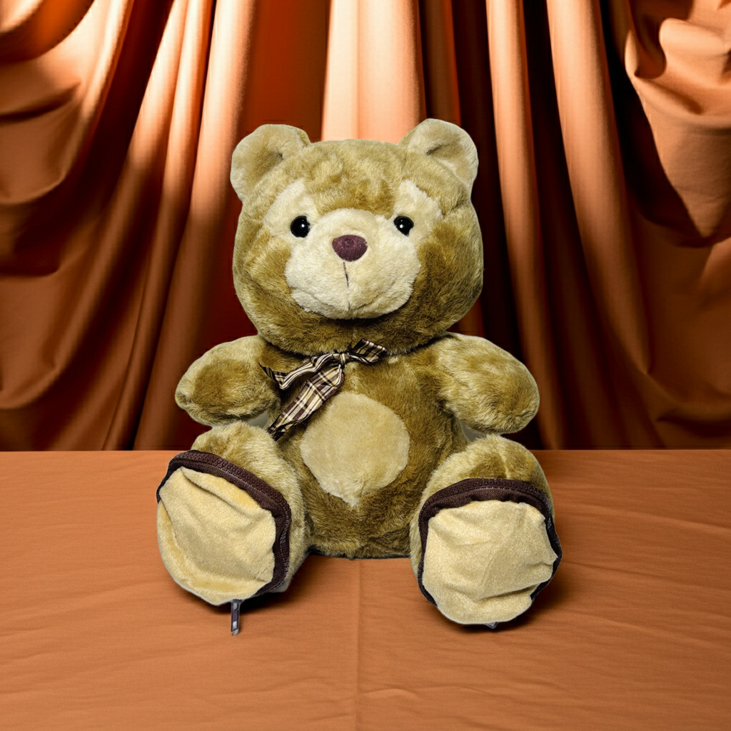 35cm Cute Brown Bear Plush Toy – Soft, Cuddly & Perfect Gift for Kids