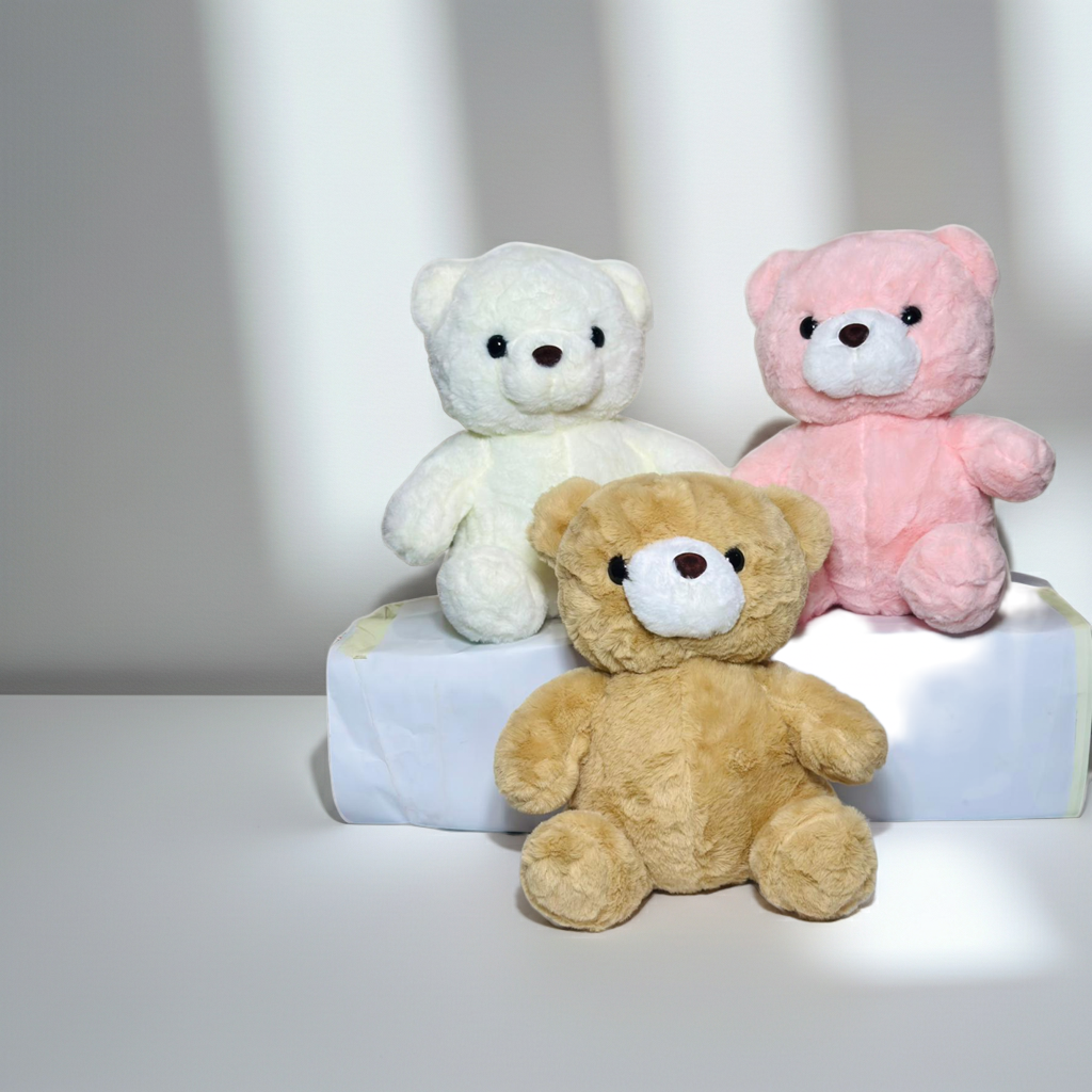 30cm Cute Bear Plush Toy – Soft, Adorable & Perfect Gift for Kids