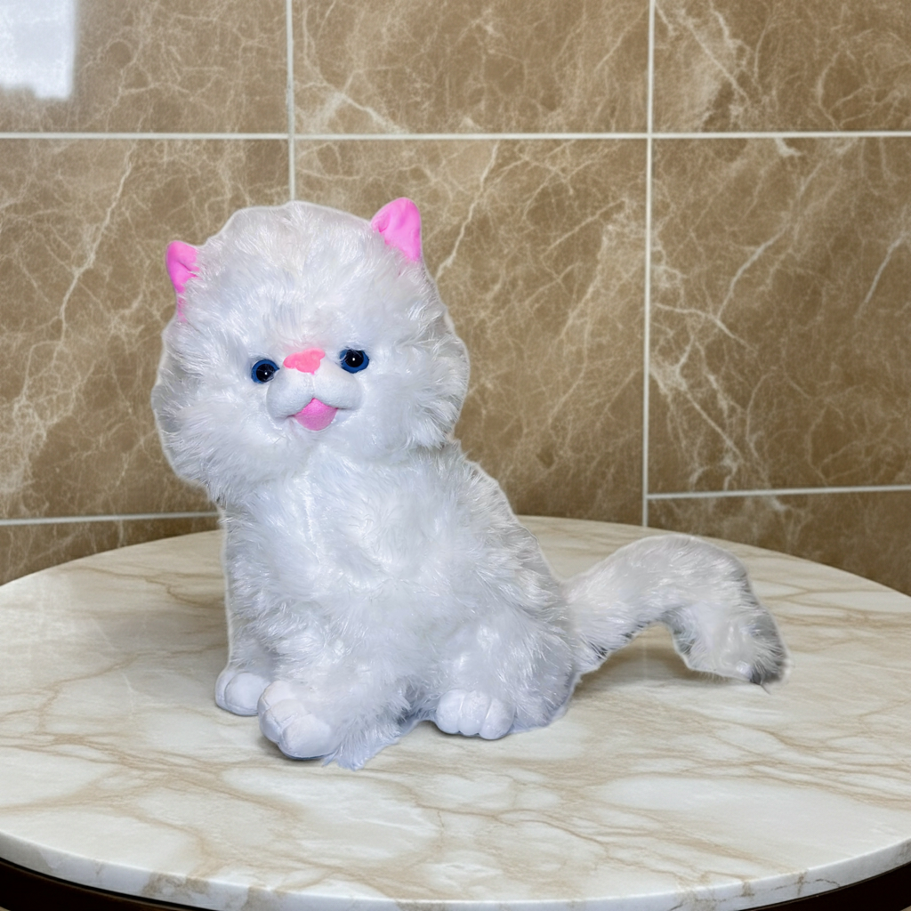 56cm Beautifull Hairy Cat Plush Toy – Fluffy, Soft & Adorable Gift for Kids