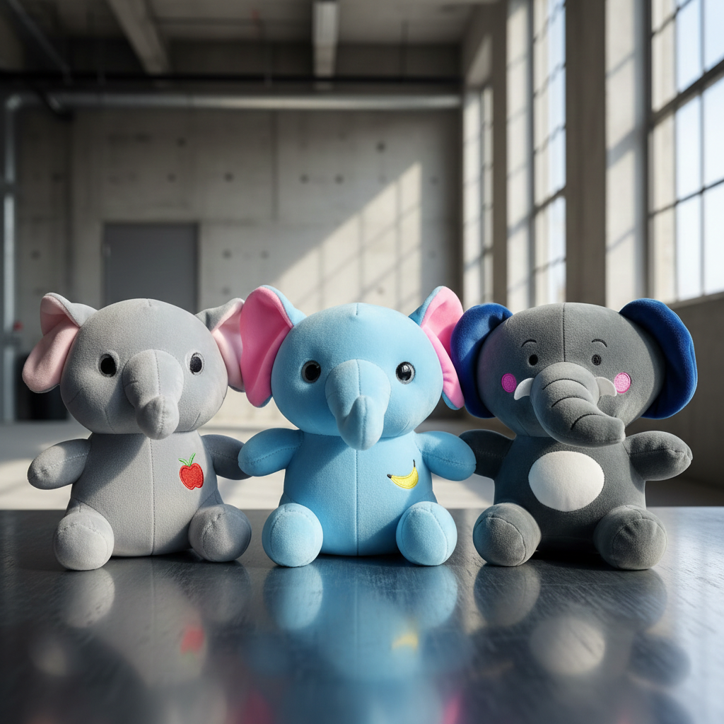25cm Cute Little Elephant Plush Toy – Soft, Adorable & Perfect Gift for Kids