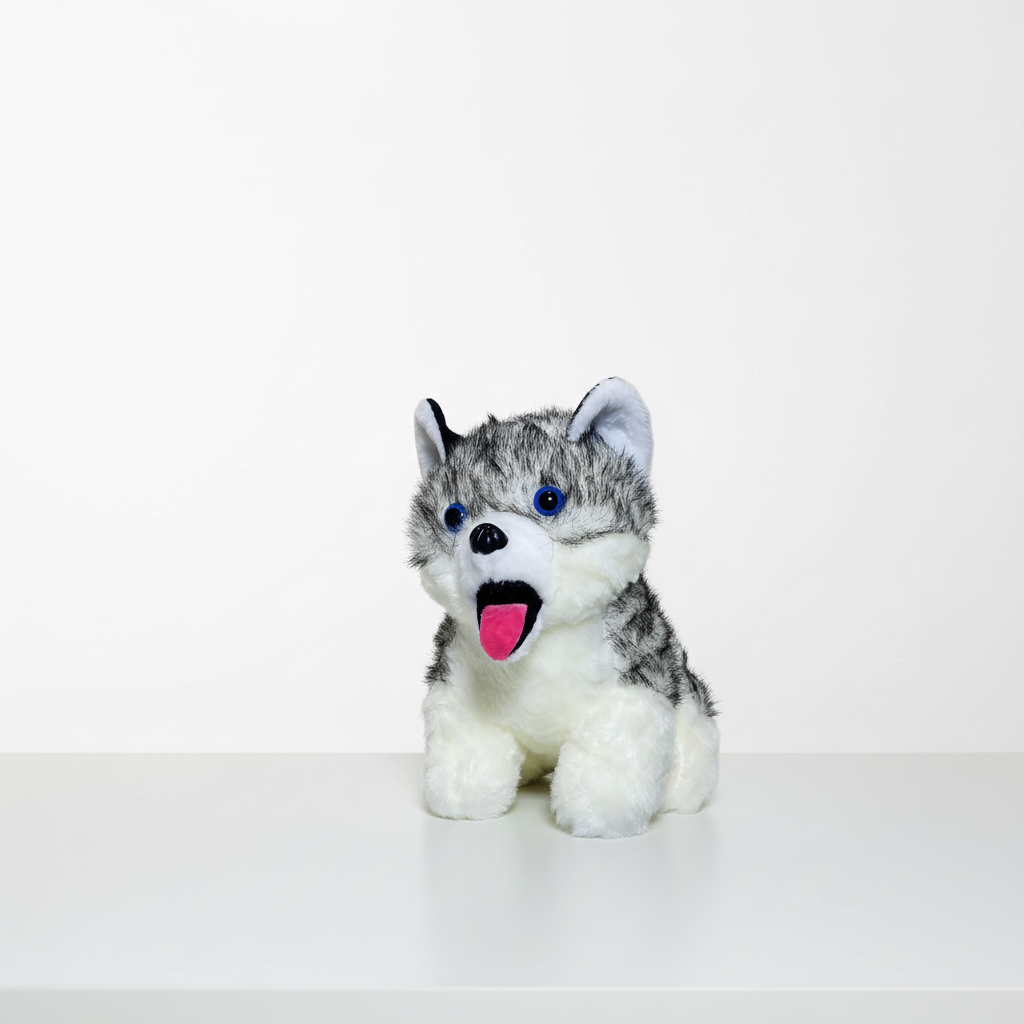 30cm Cute Little Husky Plush Toy – Soft, Adorable & Perfect Gift for Kids