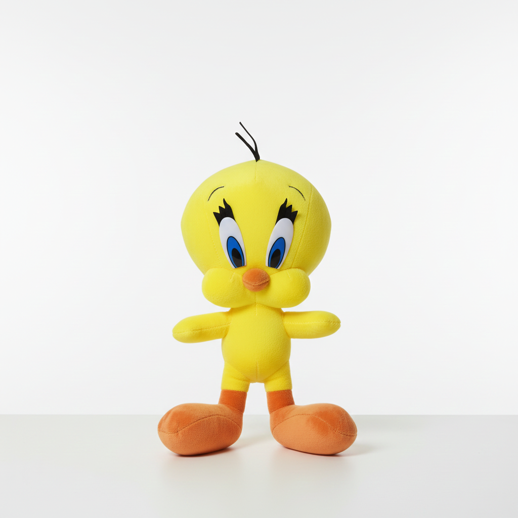35cm Little Tweety Plush Toy – Soft, Cute & Adorable Cartoon Stuffed Doll