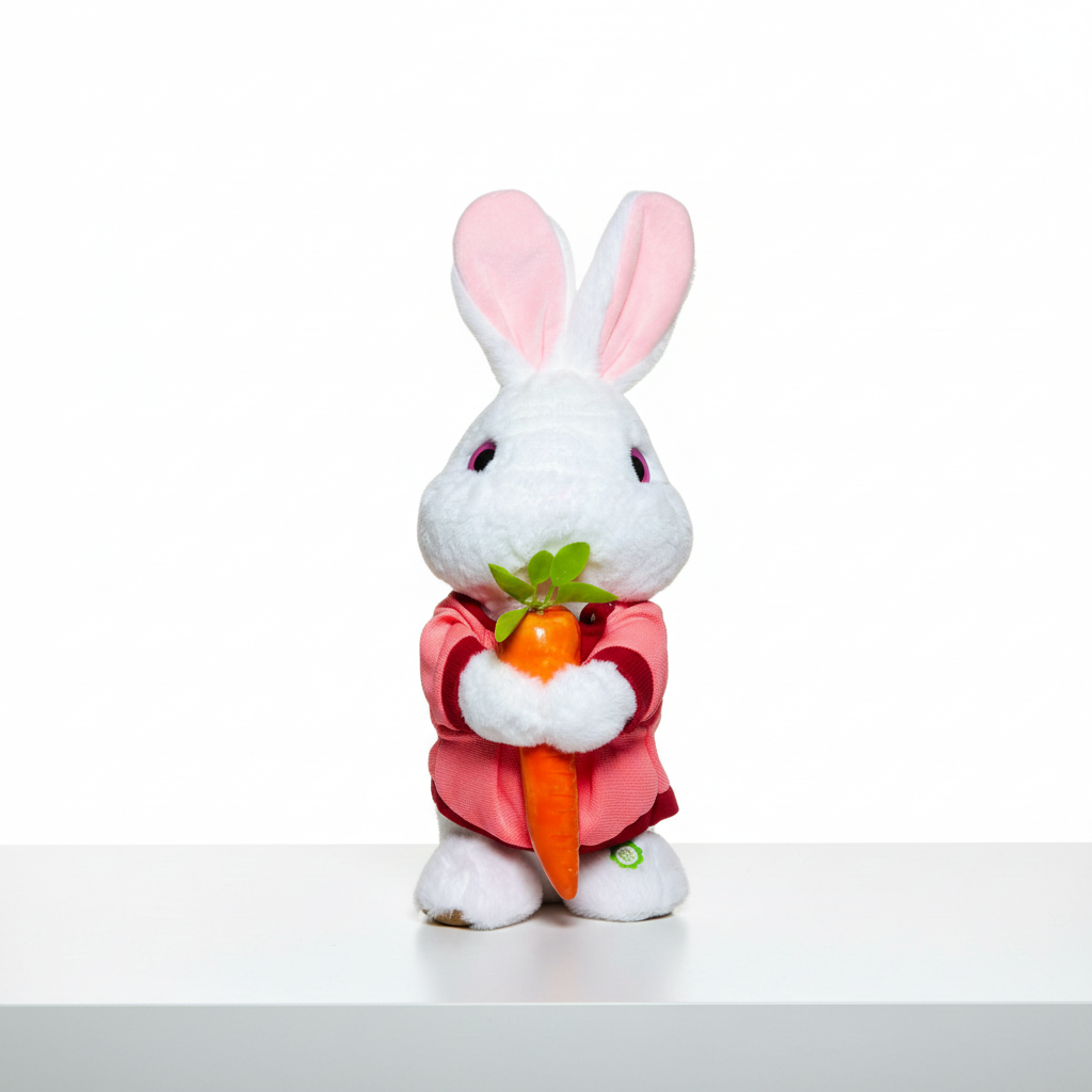 40cm Talking Bunny Plush Toy – Soft, Interactive & Perfect Gift for Kids