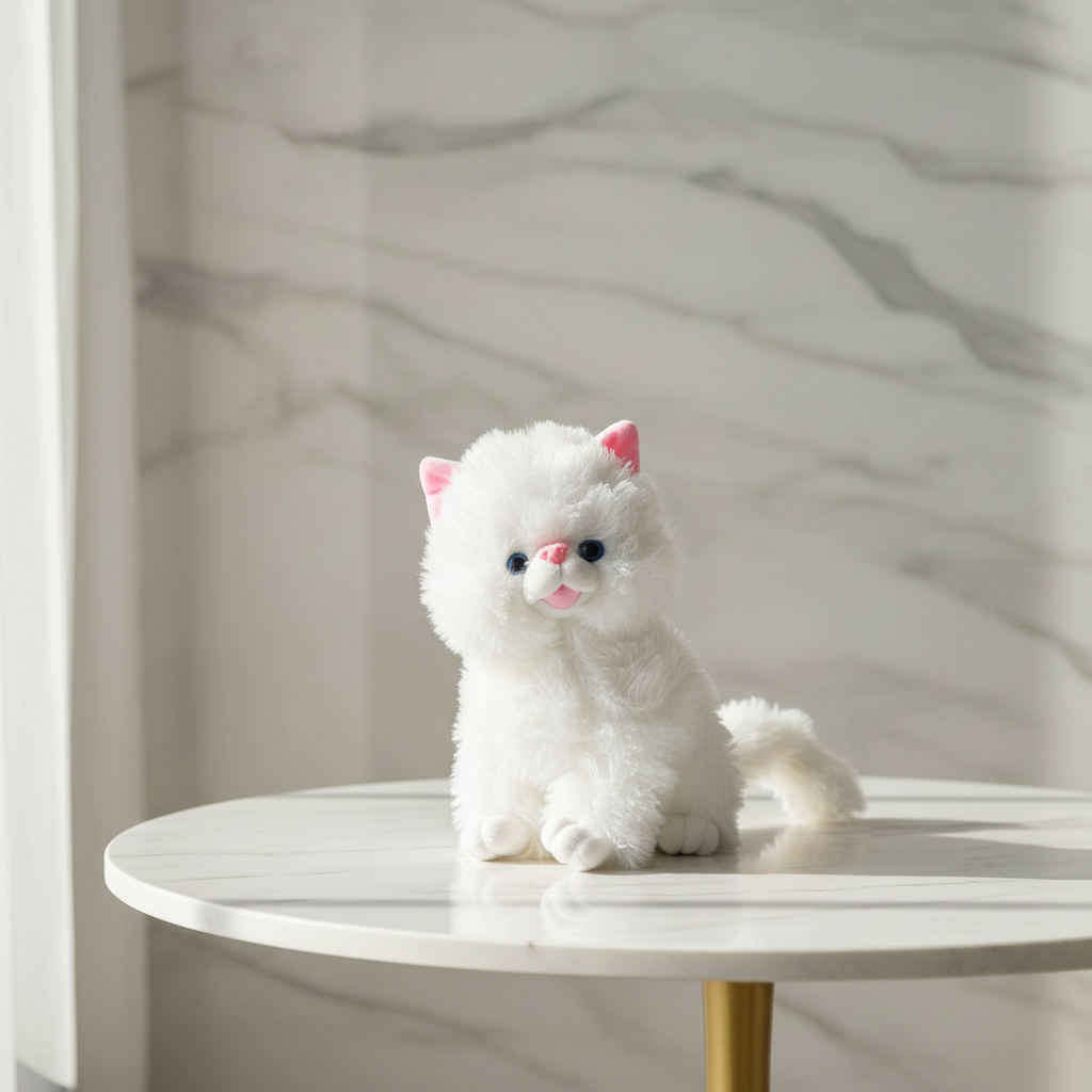 56cm Beautifull Hairy Cat Plush Toy – Fluffy, Soft & Adorable Gift for Kids