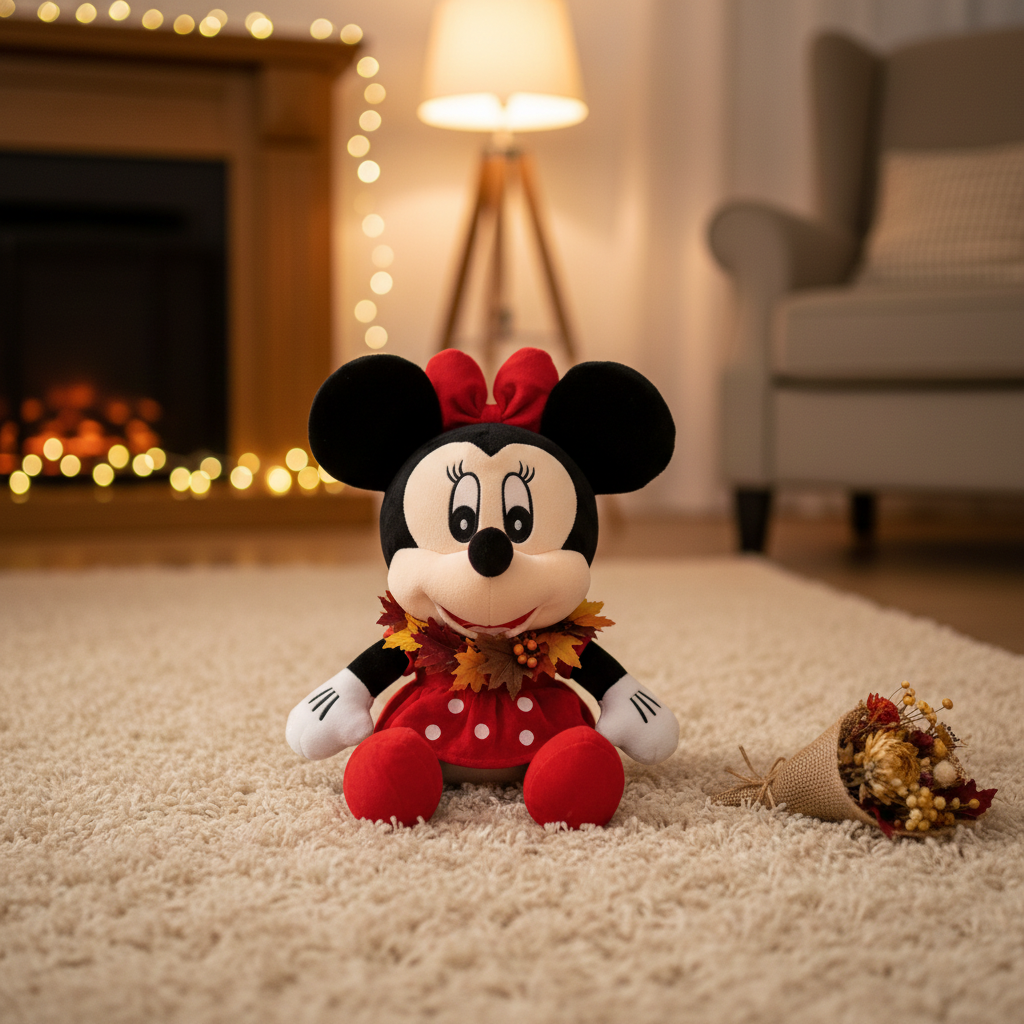 40cm Mice Mickey Mouse Minnie Mouse Stuffed Plush Toy Soft Good Quality Lover Valentine Day Gift Doll Movie Cartoon