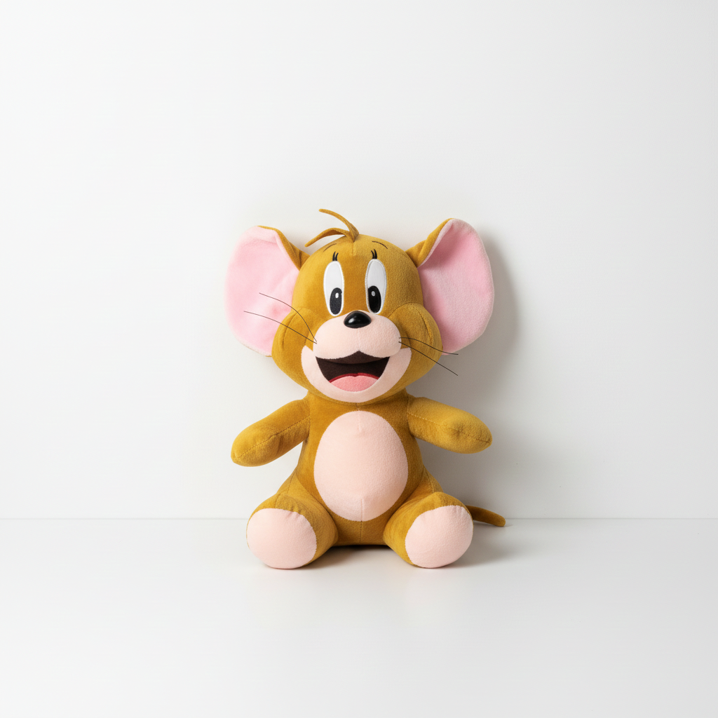 Jerry Plush Toy – Cute Stuffed Animal from Tom and Jerry