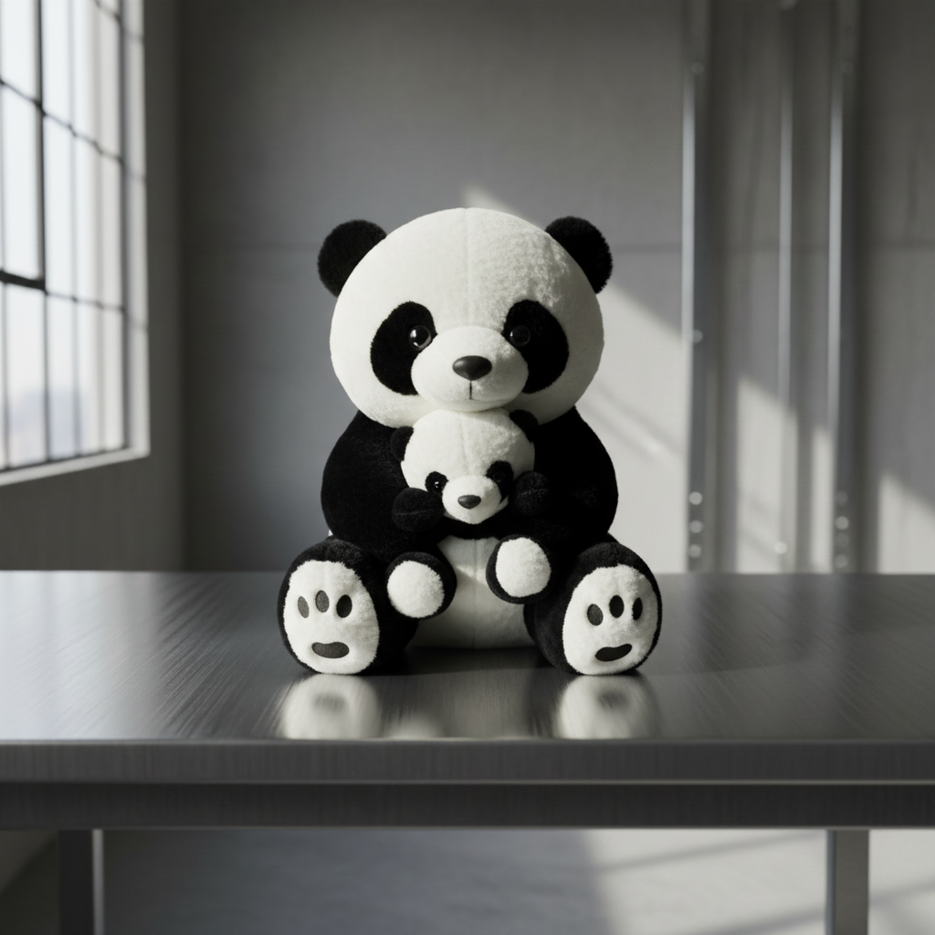 35cm Panda with Baby Plush Toy – Soft, Adorable & Perfect Gift for Kids