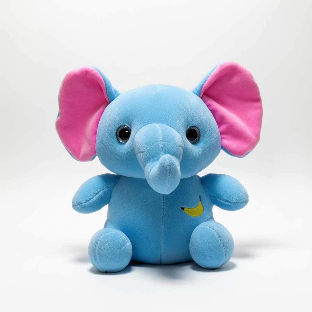 25cm Cute Little Elephant Plush Toy – Soft, Adorable & Perfect Gift for Kids