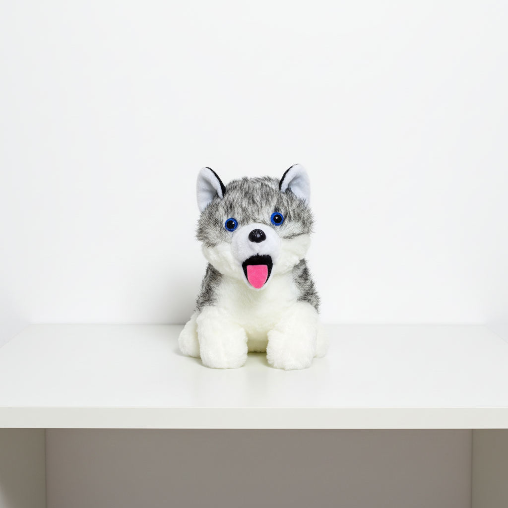 30cm Cute Little Husky Plush Toy – Soft, Adorable & Perfect Gift for Kids