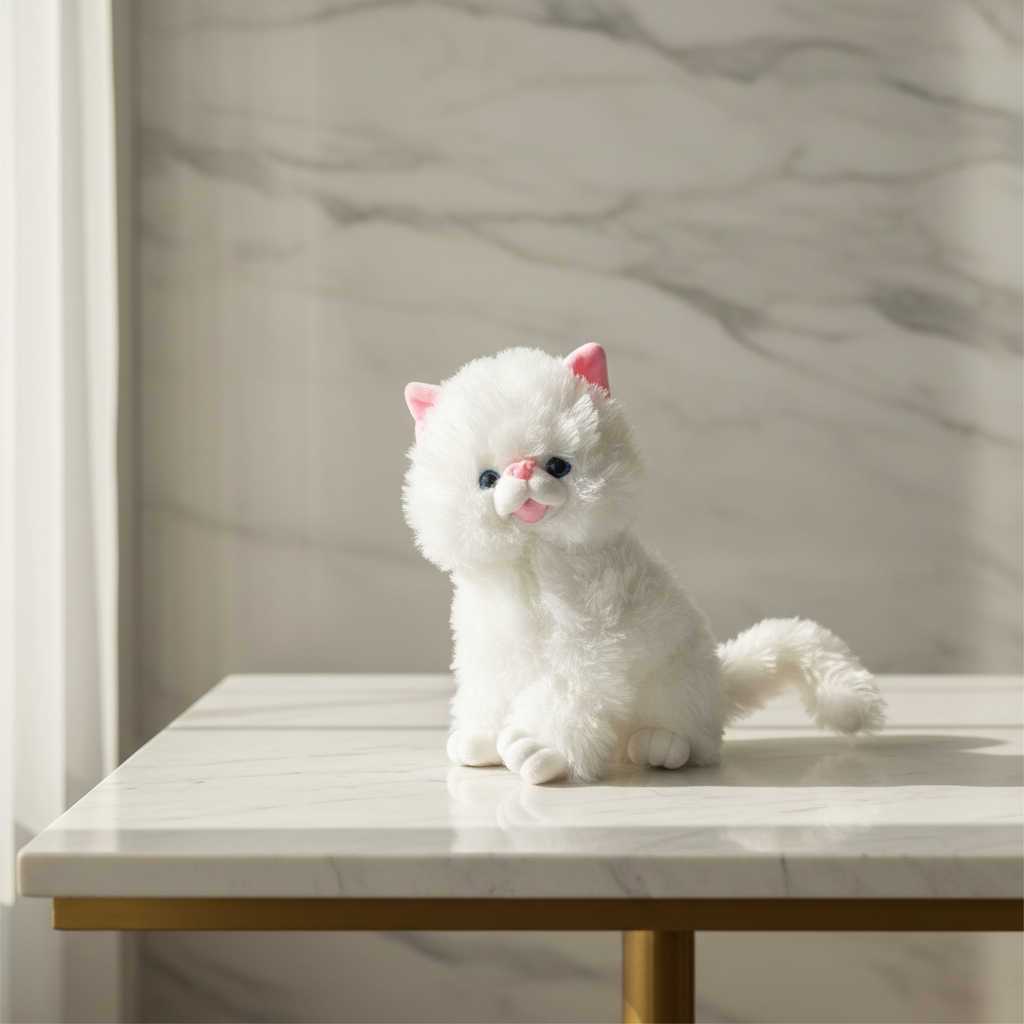 56cm Beautifull Hairy Cat Plush Toy – Fluffy, Soft & Adorable Gift for Kids