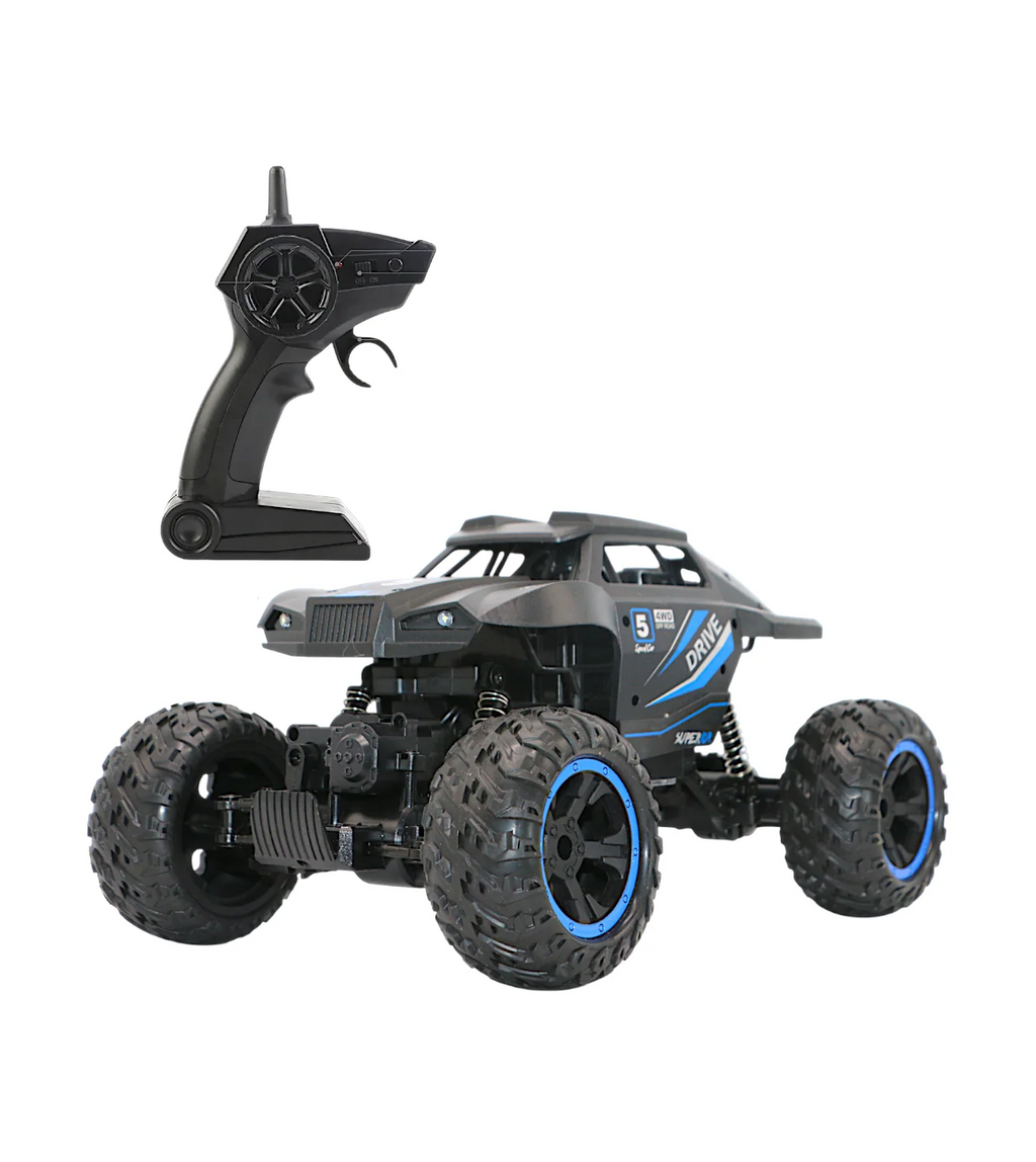 Remote control climbing car 4x4 chargeable 1:14 with spray, music , light & usb t132