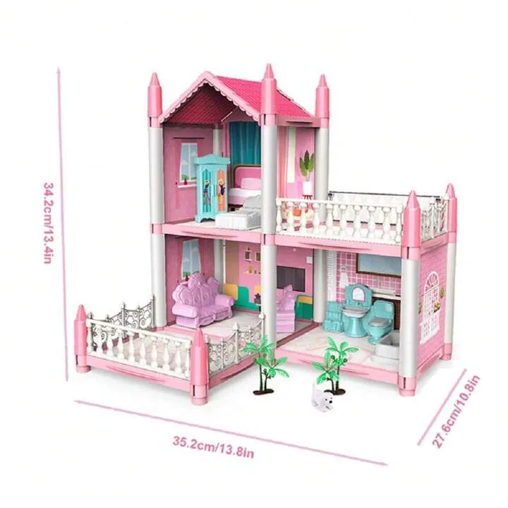 75 Pcs Doll House Building Blocks Set games - Dream House