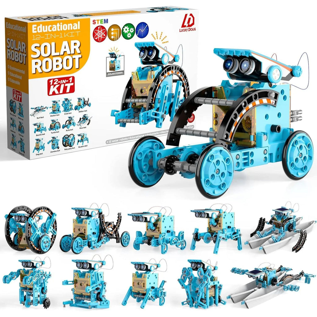 Educational 12-IN-1 Solar Robot Kit Vehicle
