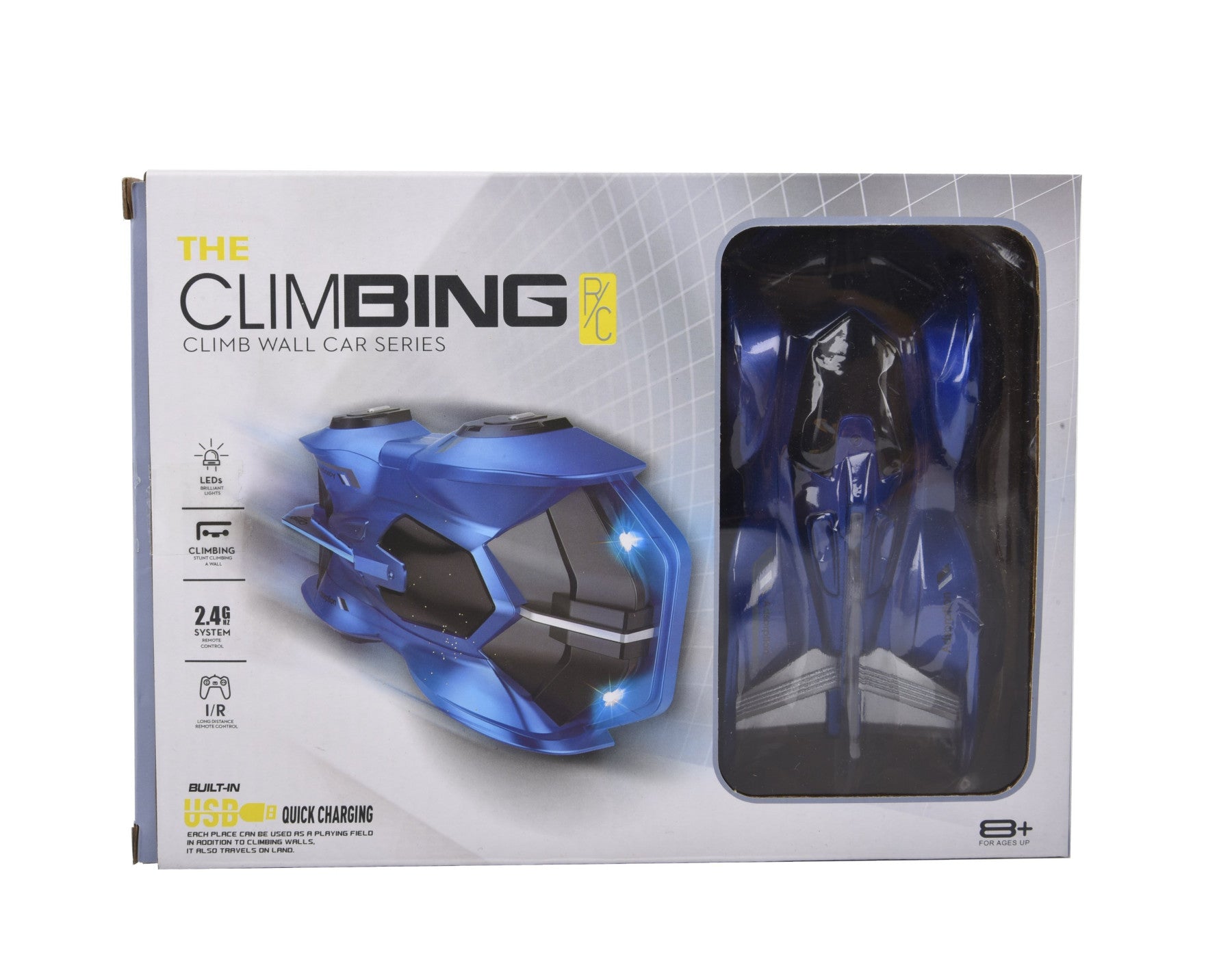 360 Rotation Wall Climber Remote Control stunt RC Max Racing Climbing Force Car