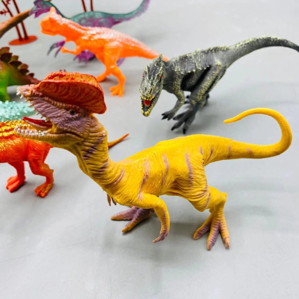 22Pcs Rubber Zoo Animal Box Set For Kids