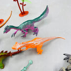 22Pcs Rubber Zoo Animal Box Set For Kids