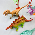 22Pcs Rubber Zoo Animal Box Set For Kids