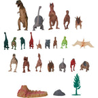 25Pcs Rubber Dinasour Box Set For Kids