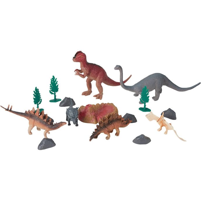 25Pcs Rubber Dinasour Box Set For Kids