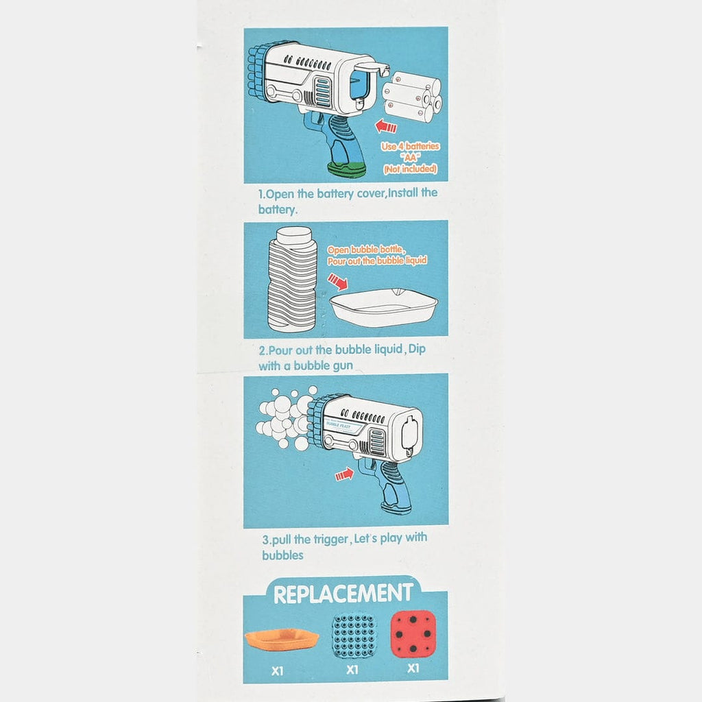 Bazooka Small Bubble Gun For Kids