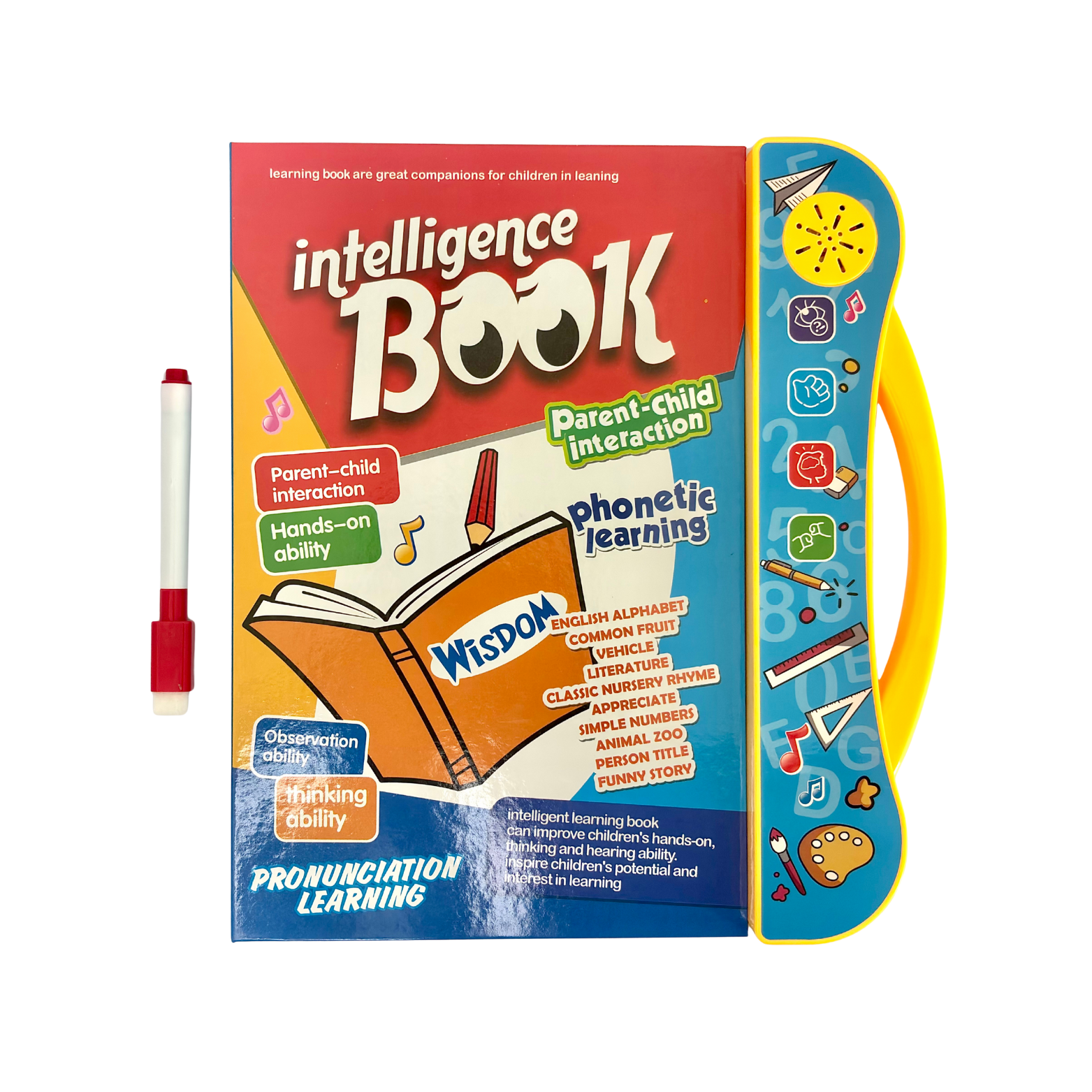 Intelligence Learning E Book for Kids – Interactive Talking Sound eBook - Educational English&nbsp;