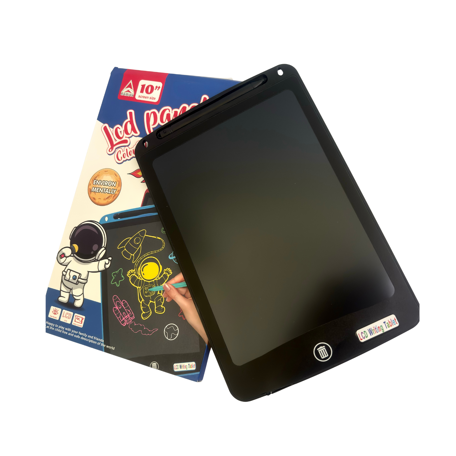 Kids LCD Writing Tablet – 10-Inch Reusable Digital Drawing & Writing Pad