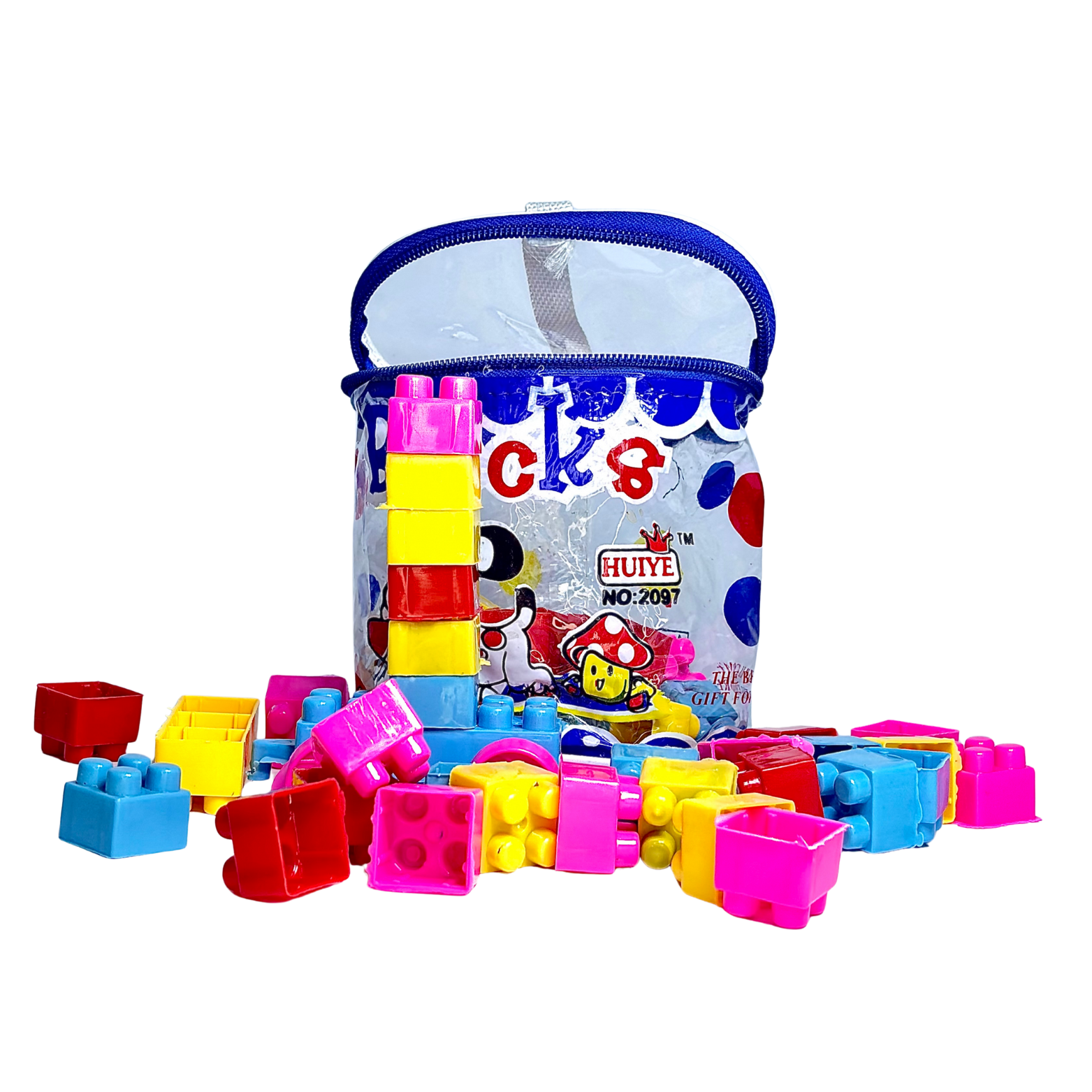 51 Pcs Building Blocks with Zipper Bag | Toy Set For Kids | Learning Building Blocks