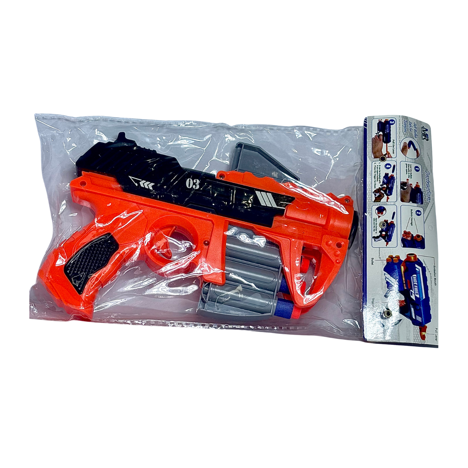 Medium Size Nerf Foamic Refills Dart Shoooter toy for kids | Foramic Bullet Gun