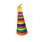Rainbow Stacking Tower Colorful Rainbow Stacking Rings Tower for Babies Fun & Educational Children’s Toy
