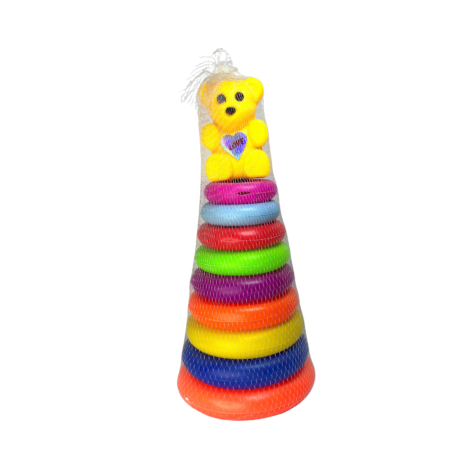 Rainbow Stacking Tower Colorful Rainbow Stacking Rings Tower for Babies Fun & Educational Children’s Toy