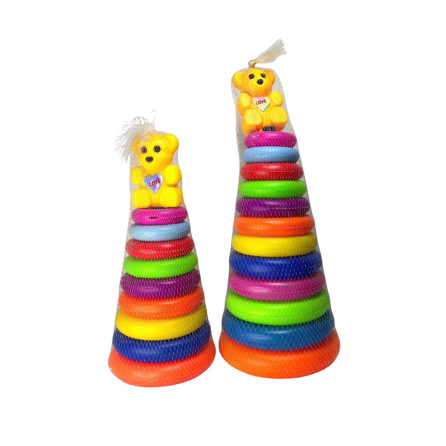 Rainbow Stacking Tower Colorful Rainbow Stacking Rings Tower for Babies Fun & Educational Children’s Toy