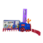Automatic Domino Brick Laying Toy Train Domino Train Toy Set with 60 PCS Domino Blocks toy for kids Stacking Toys For Kids