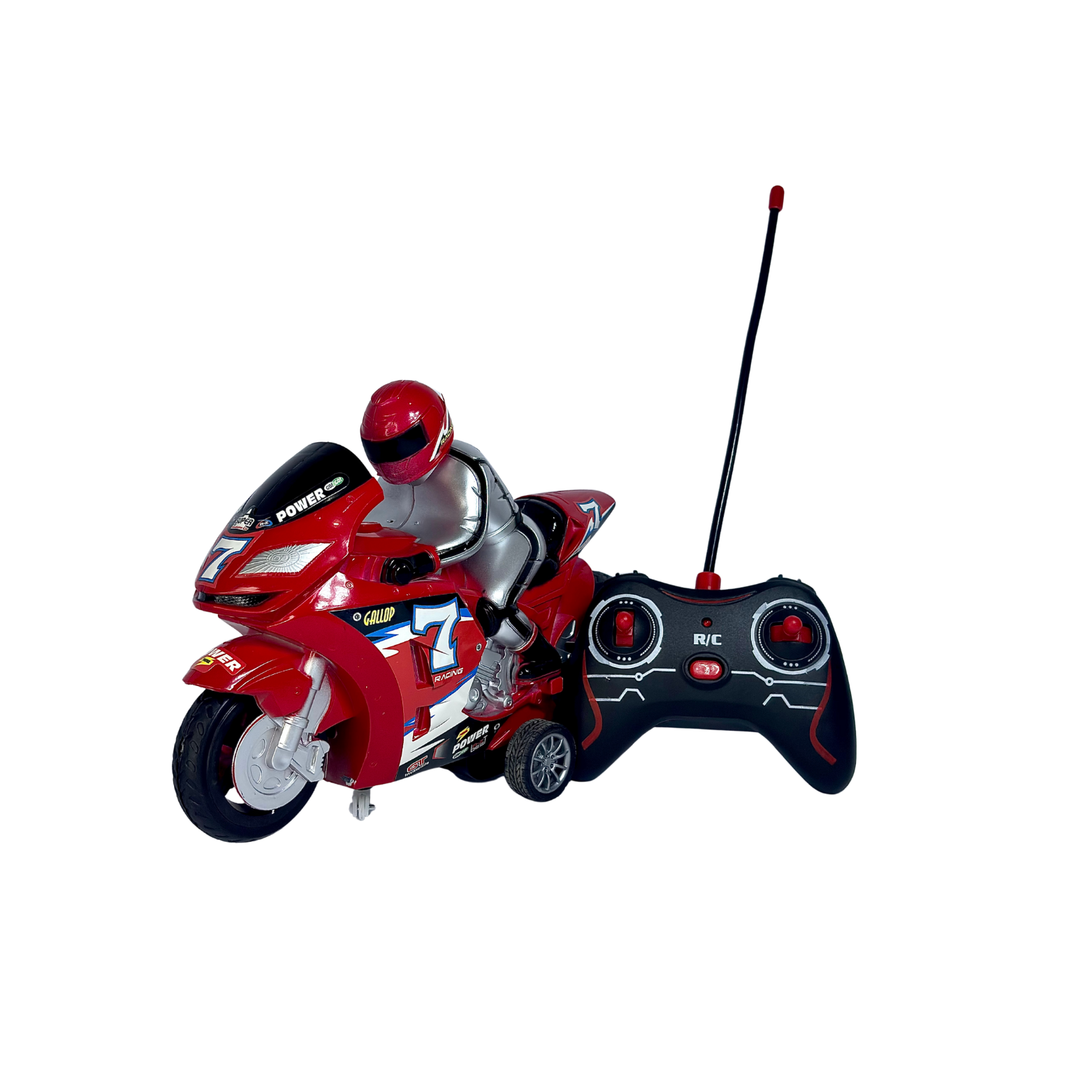 Remote Control Motorcycle Toy – Racing RC Bike with Lights & Sound