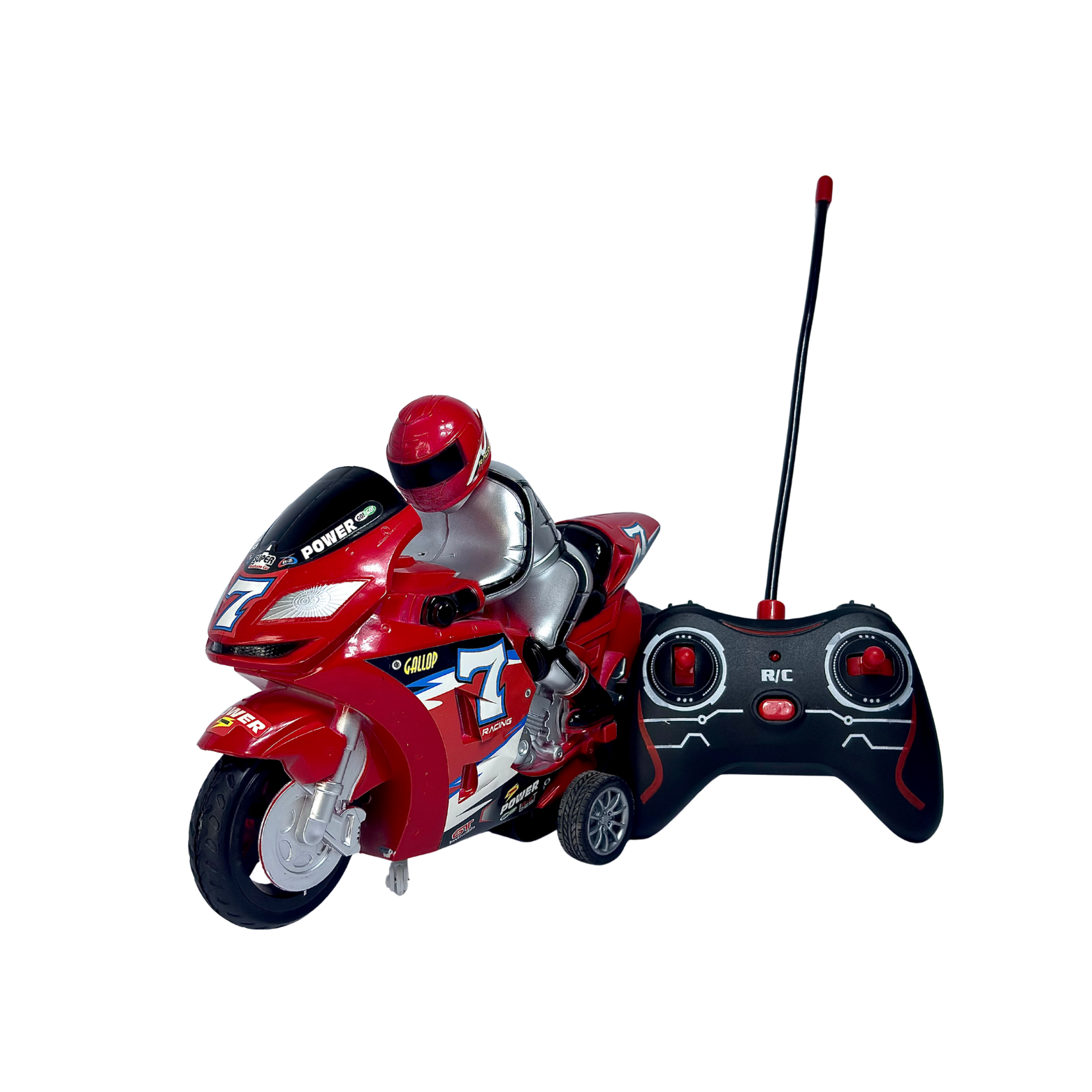 Remote Control Motorcycle Toy – Racing RC Bike with Lights & Sound