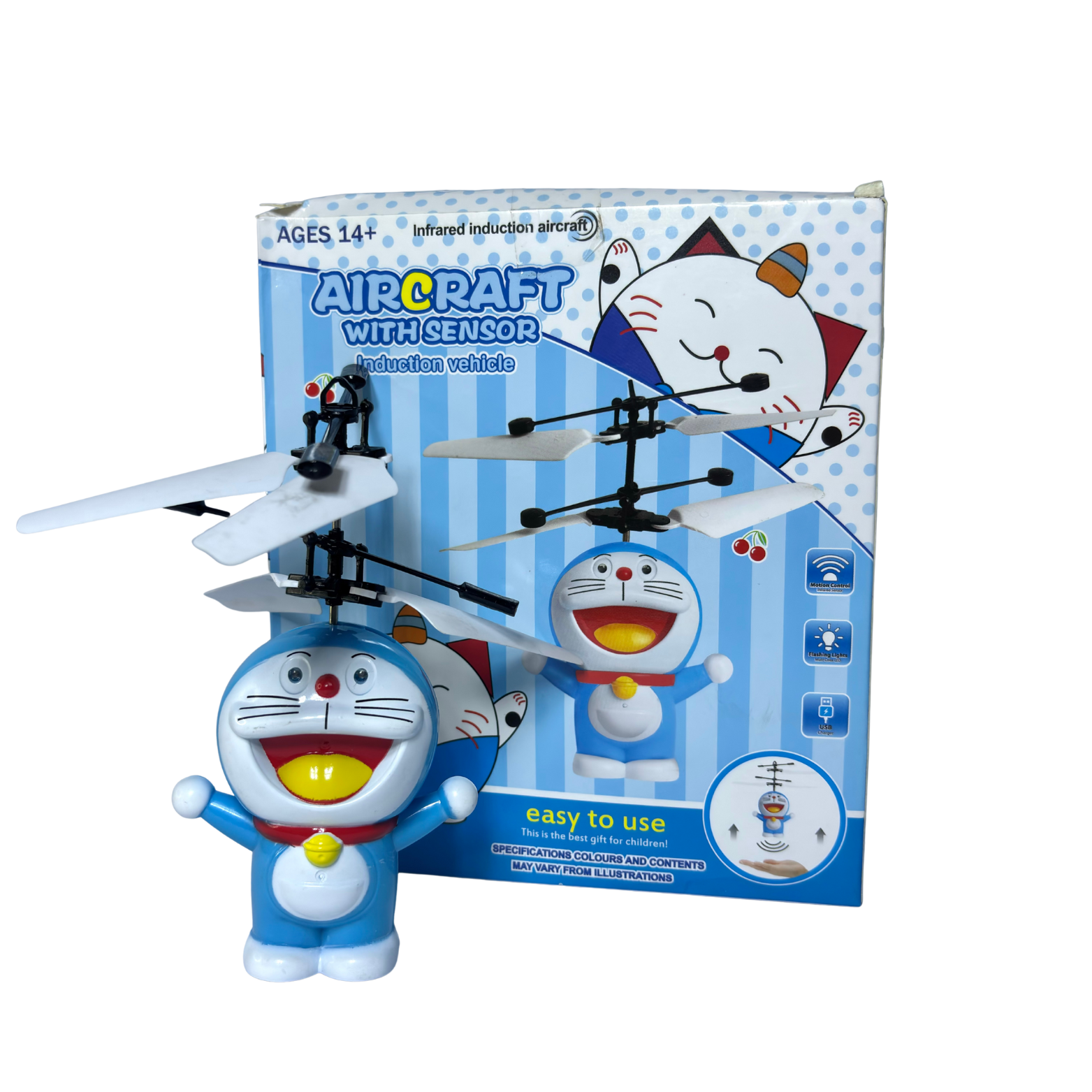 Elevate Playtime with the Flying Doraemon Toy: Hand Sensor for Interactive Fun