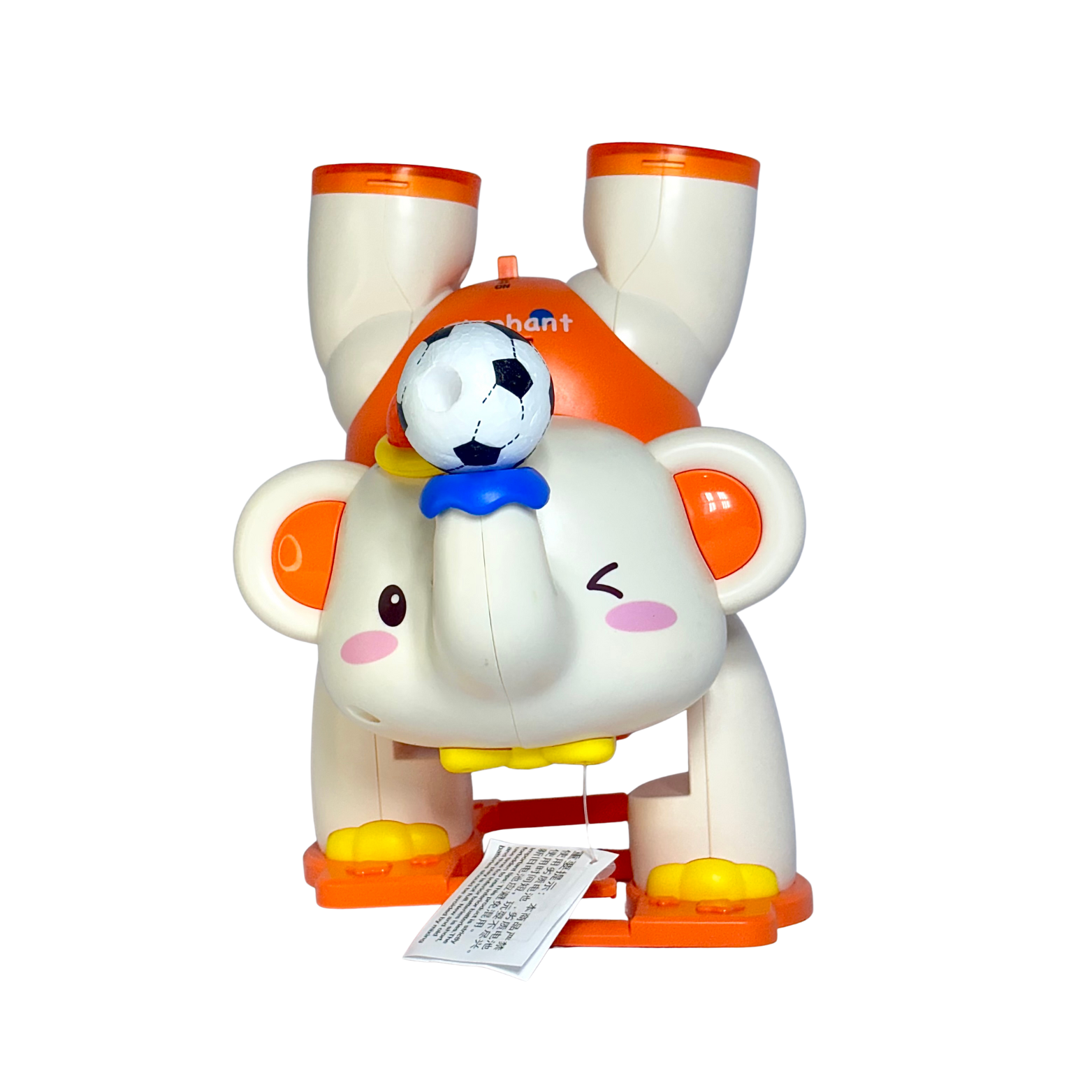 Hand Walking Elephant! Blows Balls, Lights Up & Plays Music! Musical Walking Elephant! Drums, Lights, & Blowing Balls - Fun for Kids! Best Gift For Toddlers - Boys & Girls!