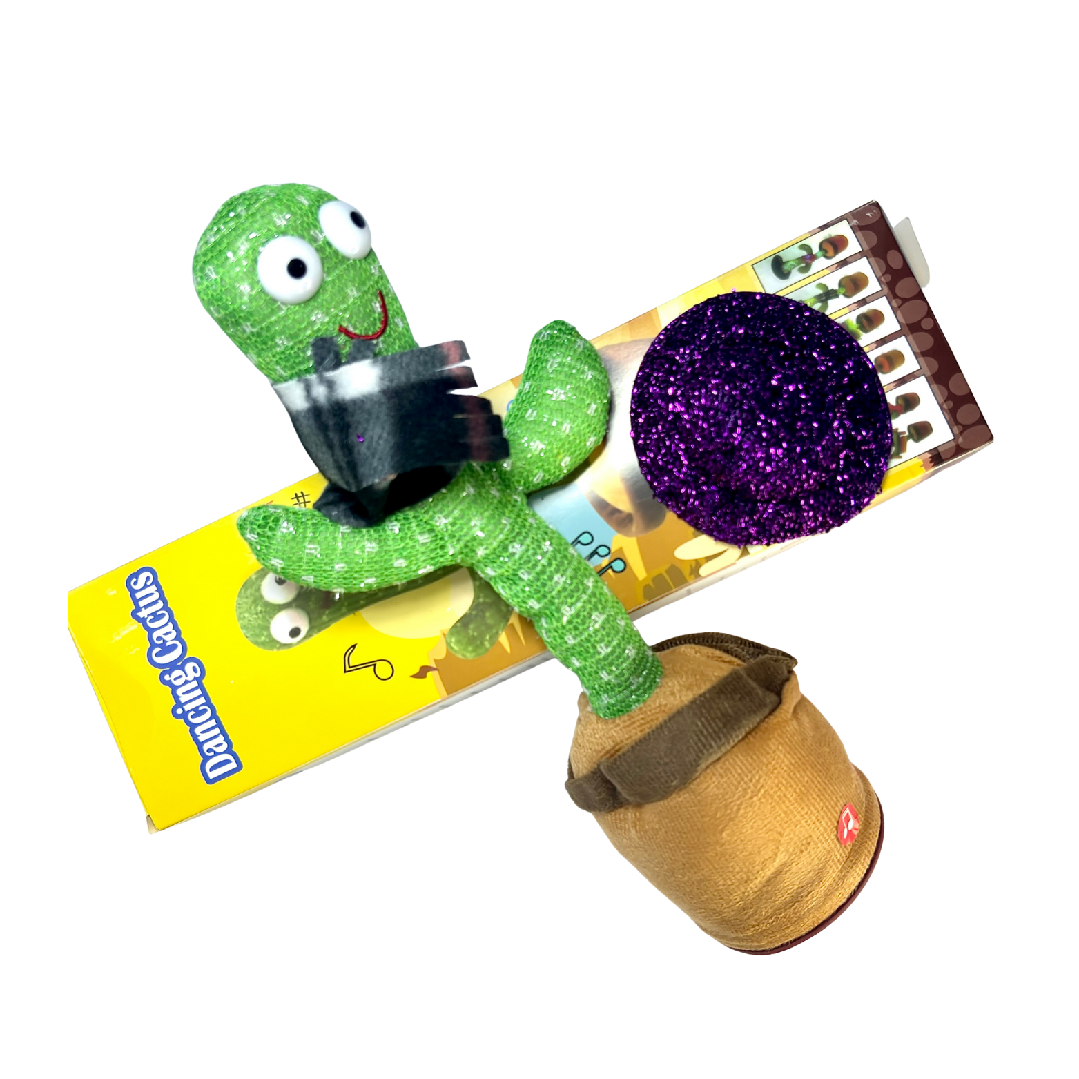 Rechargeable Cute Dancing Cactus Toy for Kids | Talking Dancing Shaking & Talk Back with Lights | Happy Birthday Gift
