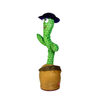 Rechargeable Cute Dancing Cactus Toy for Kids | Talking Dancing Shaking & Talk Back with Lights | Happy Birthday Gift
