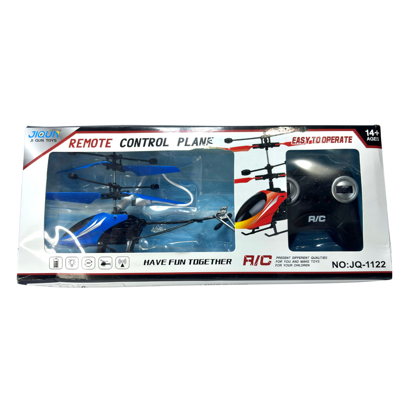 RC Helicopter Remote Control Airplane Toy for Kids | Cool Electric Helicopter with LED Lights | Durable RC Toy Helicopter for Boys and Girls