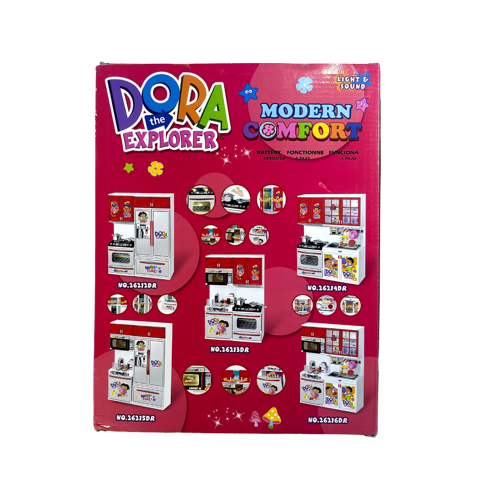 RXN Dora Explorer Kitchen Set – Pretend Play Cooking Toy for Kids