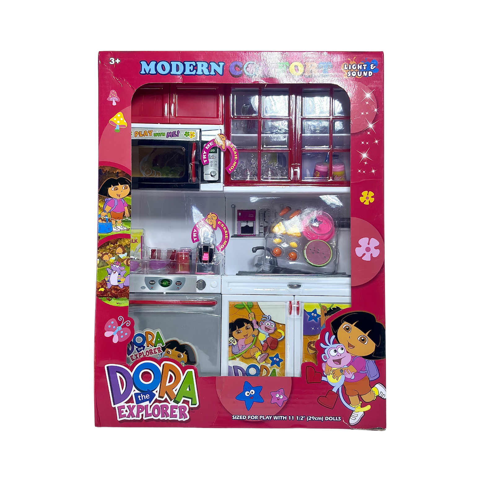 RXN Dora Explorer Kitchen Set – Pretend Play Cooking Toy for Kids
