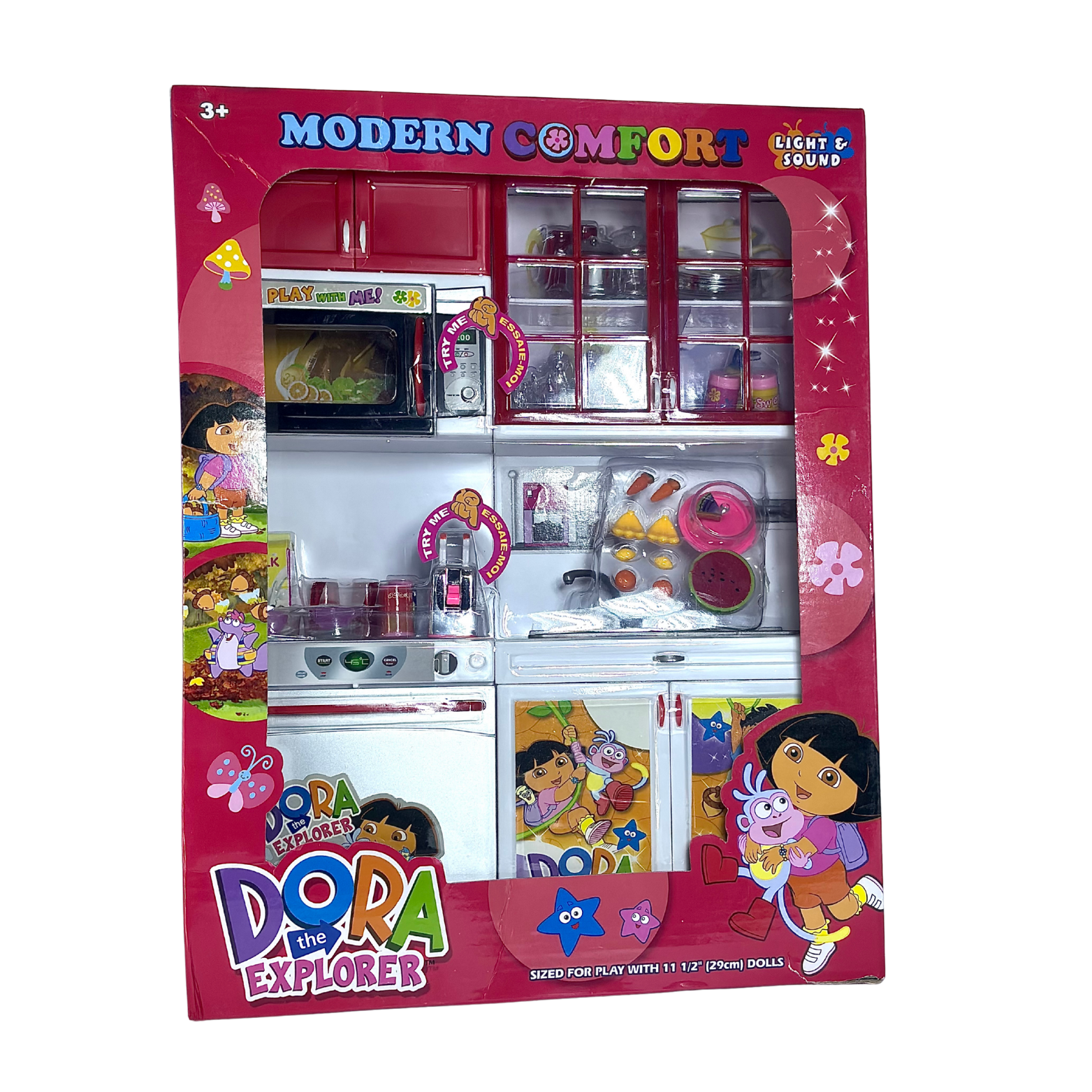 RXN Dora Explorer Kitchen Set – Pretend Play Cooking Toy for Kids