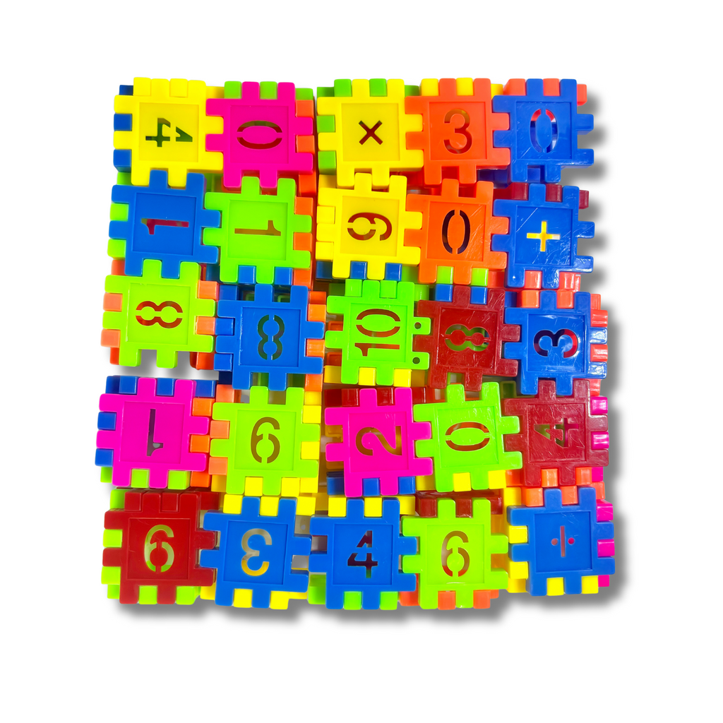 Educational Building Blocks Set For Kids Number Blocks Toys