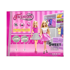 Fashion Girl Barbie Doll Set: Shoes, Purse, Clothes for Fashion Fun