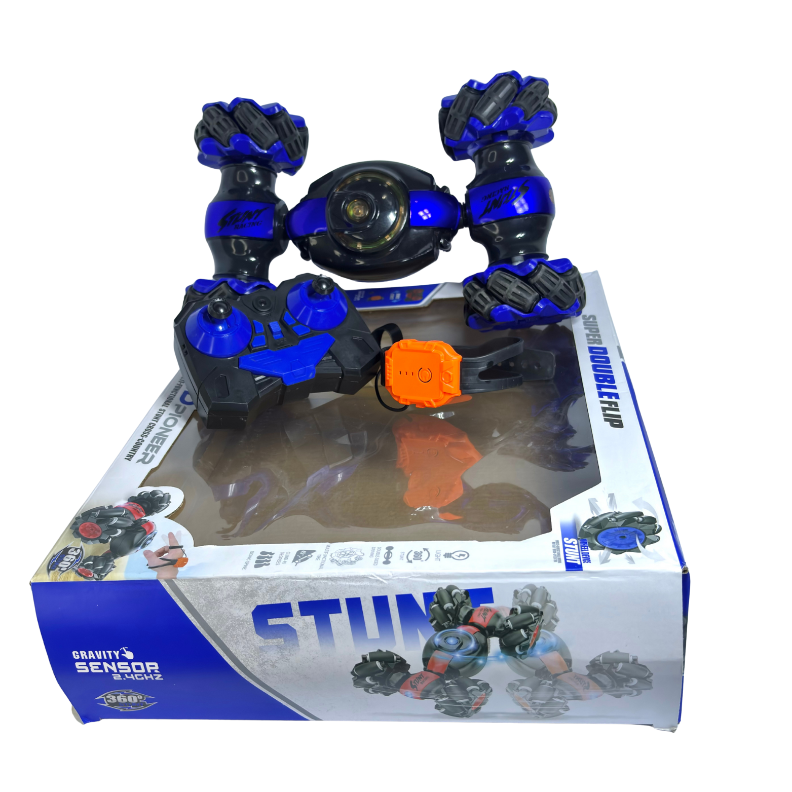 Gesture Sensing RC Stunt Car – 4WD Off-Road Remote Control Car with Lights & Music