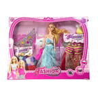Fashion Girl Barbie Doll Set: Shoes, Purse, Clothes for Fashion Fun