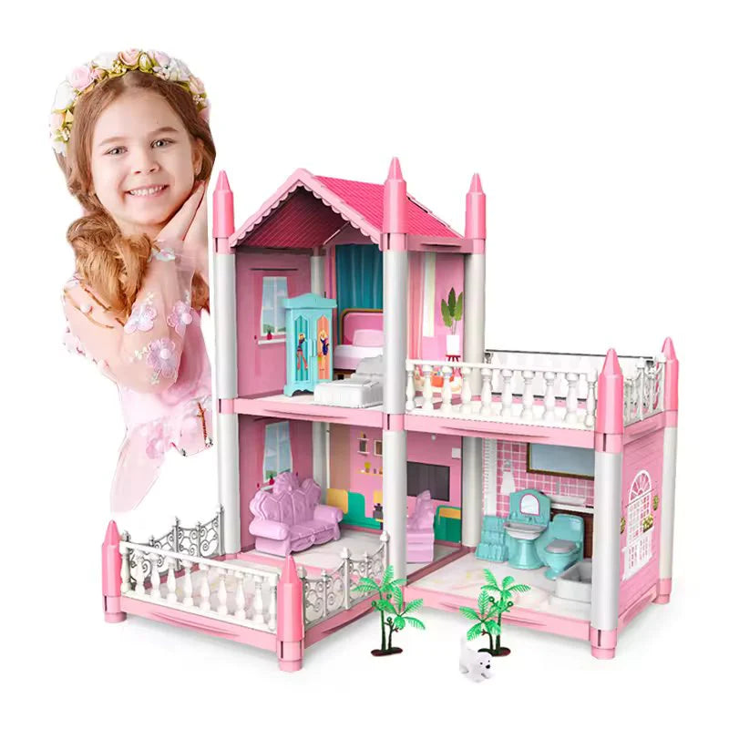 75 Pcs Doll House Building Blocks Set games - Dream House
